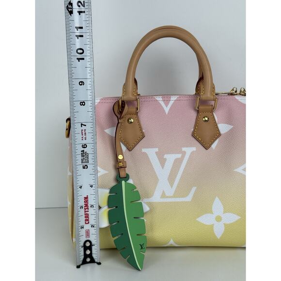 Louis Vuitton Monogram Giant By The Pool Speedy Bandouliere 25 Light Pink C-6 - Picture 14 of 16